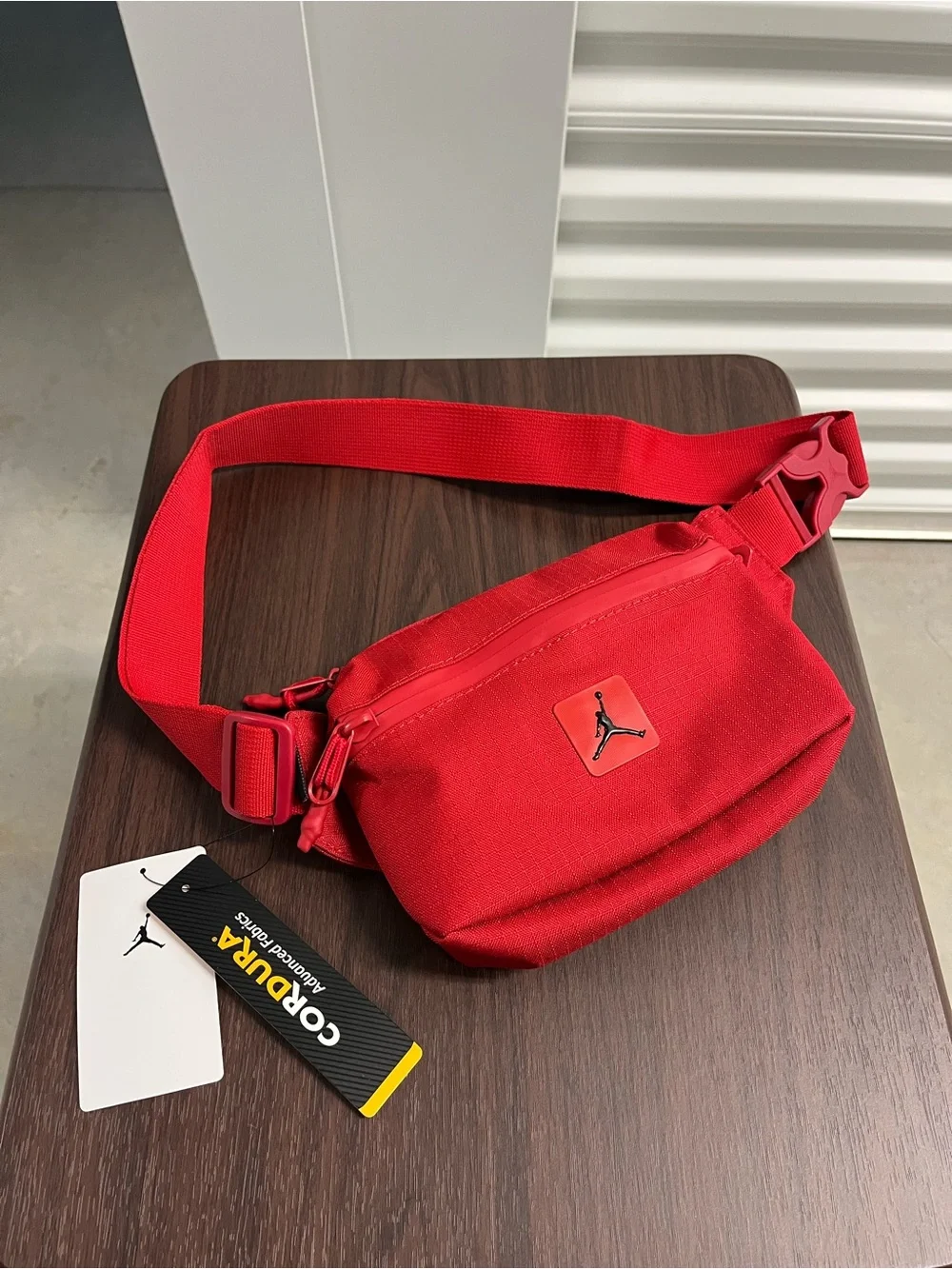 Jordan Franchise Crossbody Bag 2L Gym Red CORDURA MA0901-R78 NWT